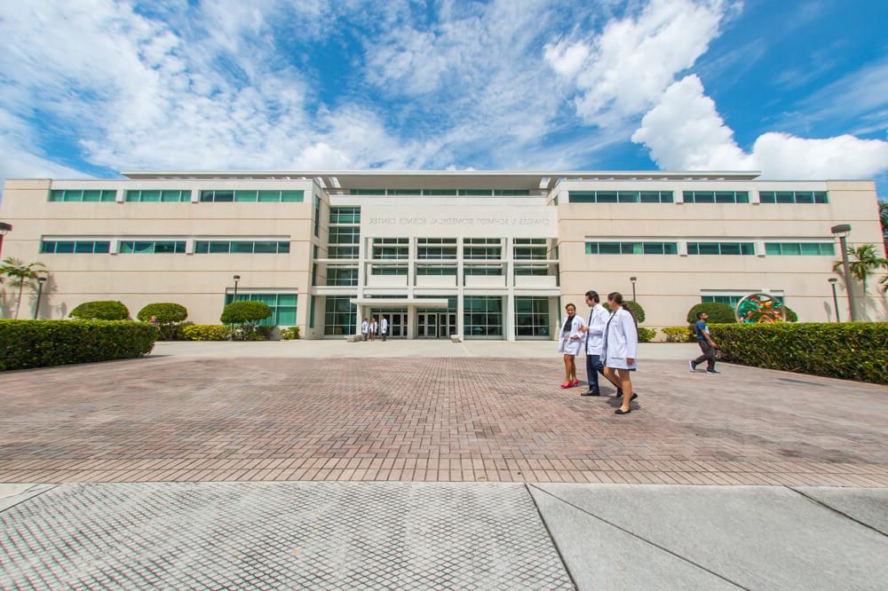 Schmidt College of Medicine building at FAU Boca Raton, FL campus